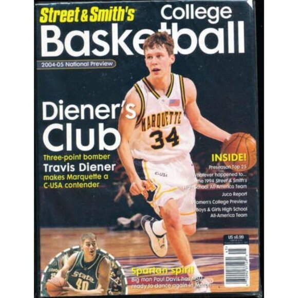 Street Smiths 2004 2005 College Basketball Travis Diener Marquette - Picture 1 of 1